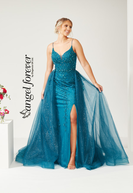 Angel Forever Prom / Evening Dress with overskirt